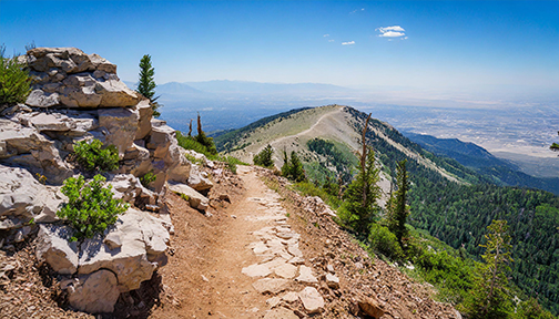 Nebo State Park Rim trail